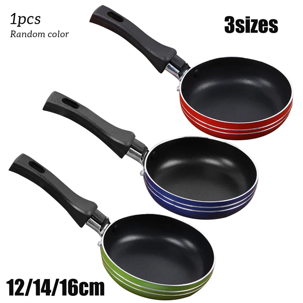 Mini Non-Stick Stainless Steel Frying Pan — Compact Single-Serving Cookware