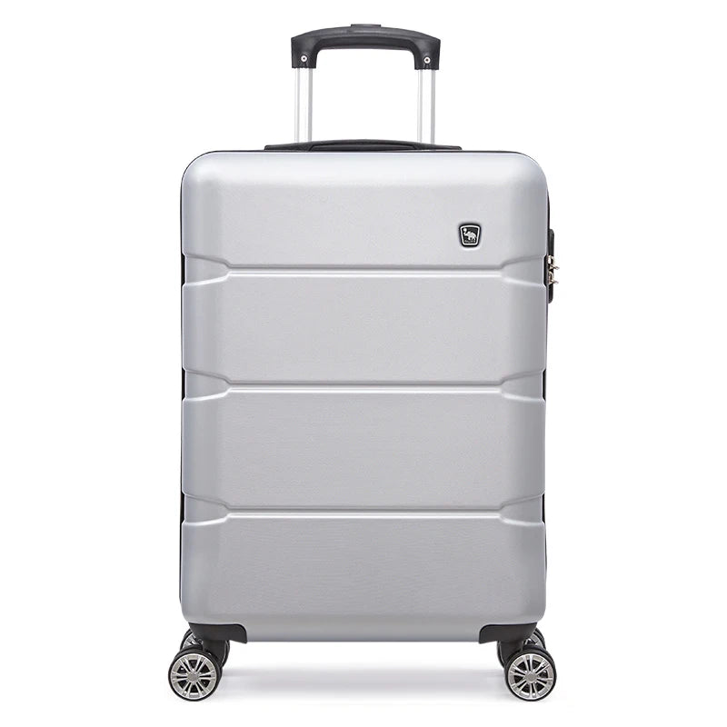 Oiwas Rolling Luggage Suitcase — Durable ABS Carry On Travel Trolley