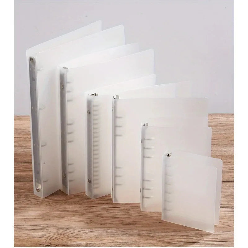 Plastic Ring Binder Organizer — Secure Clasp Closure for Office & School