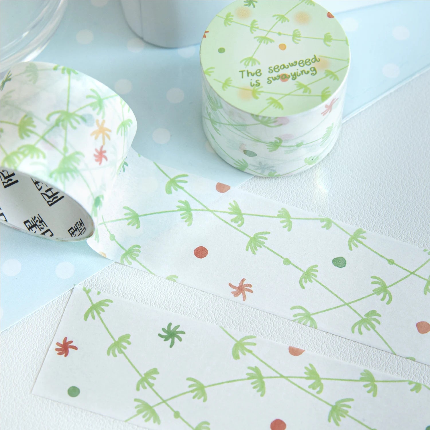 Fish Bubble Series Washi Tape — Decorative Retro Masking Tape for Scrapbooking