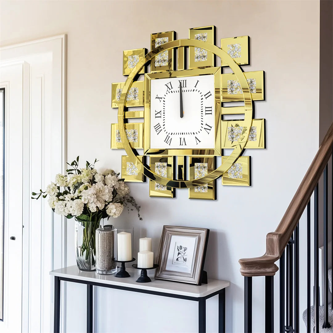 Luxury Wall Clock — Silent Modern Decor
