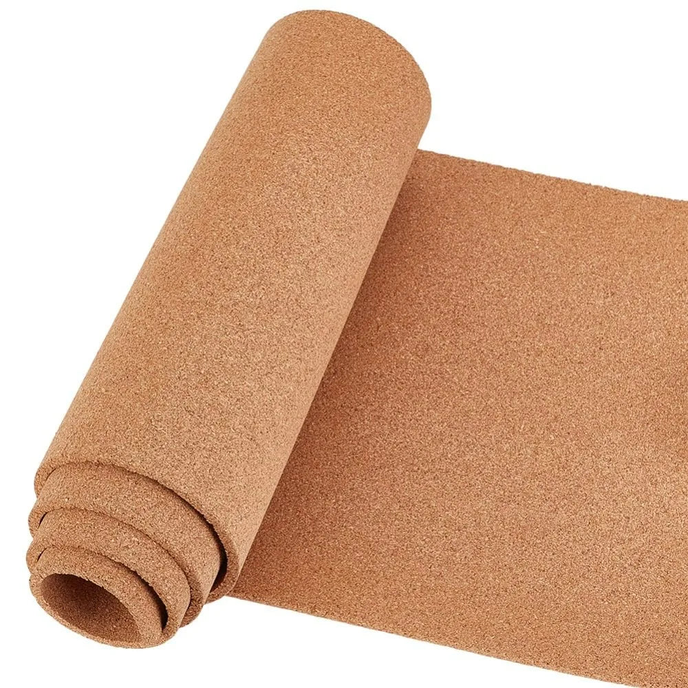 Natural Cork Roll — Versatile Bulletin Board & Insulation Sheet