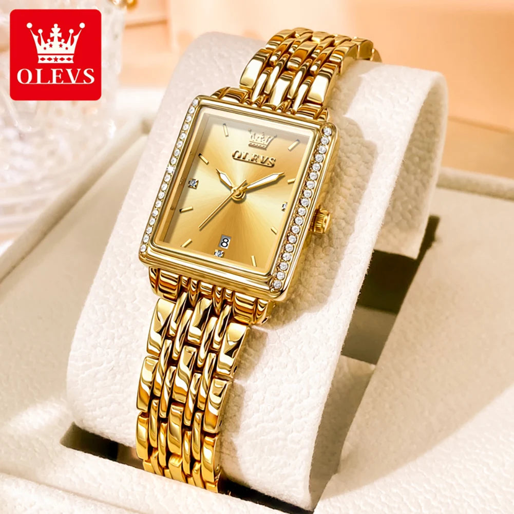 OLEVS 9995 Women's Luxury Watch — Elegant Quartz Timepiece with Luminous Date