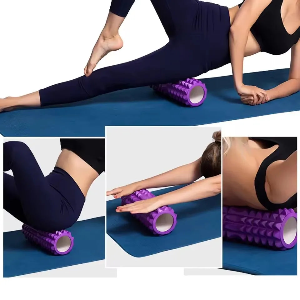 High-Density Foam Roller — Muscle Massage & Recovery Tool, 30cm