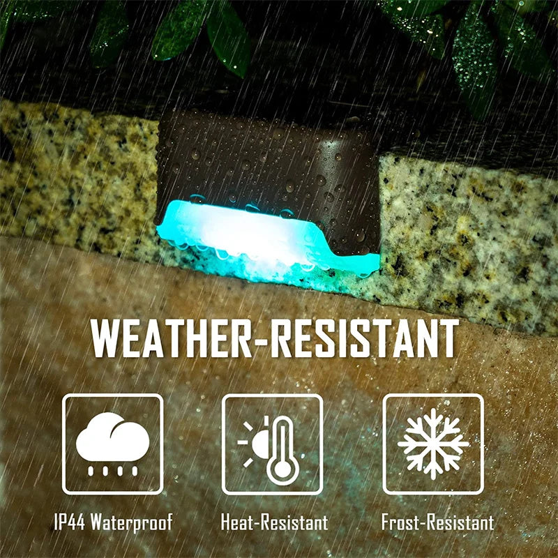 IWP Solar Deck Lights — Waterproof LED Step Lights for Outdoor Decor