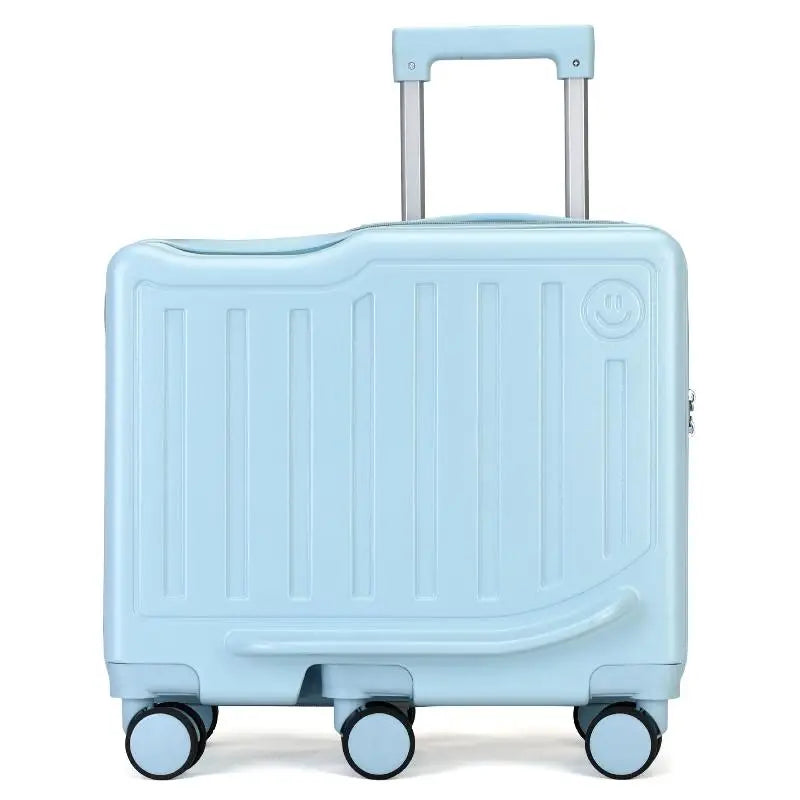 Kids Ride-On Rolling Suitcase — 20 Inch Carry-On with Password Lock