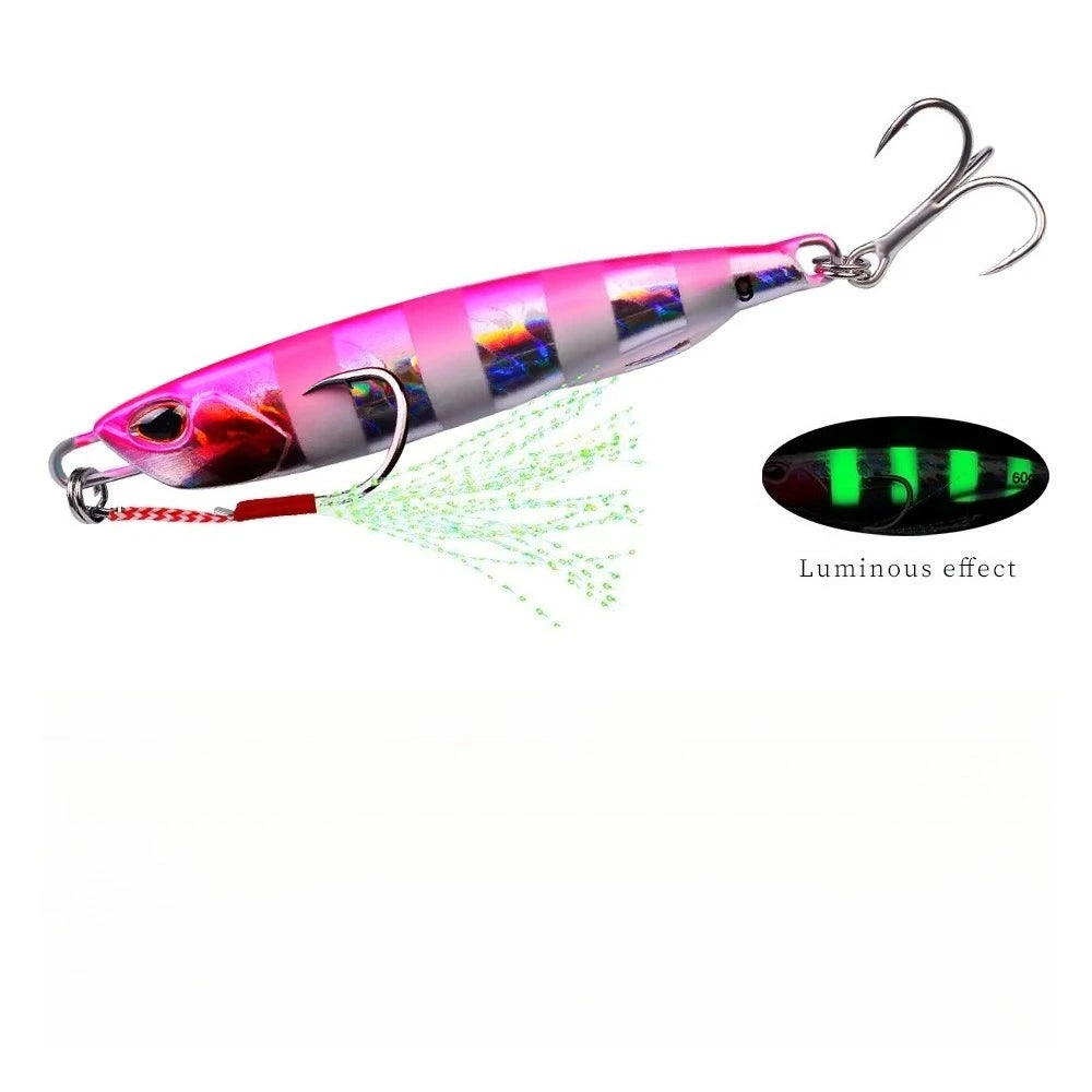 SANMO Metal Fishing Jig — Sinking Spoon Lure for Casting and Trolling