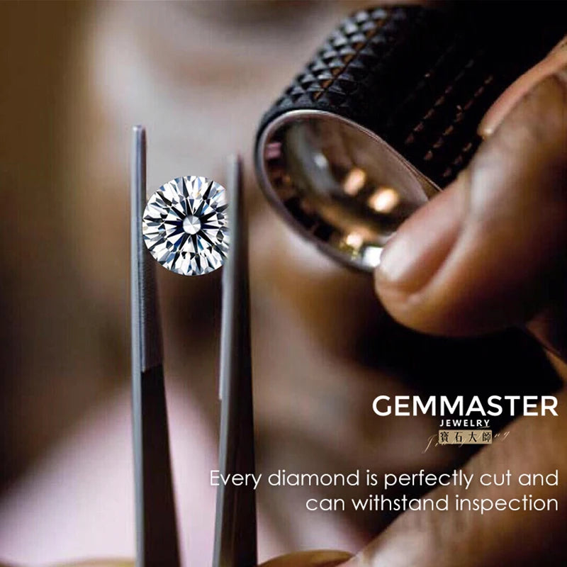 Round Lab Grown Diamond — High Clarity White Gemstone for Jewelry