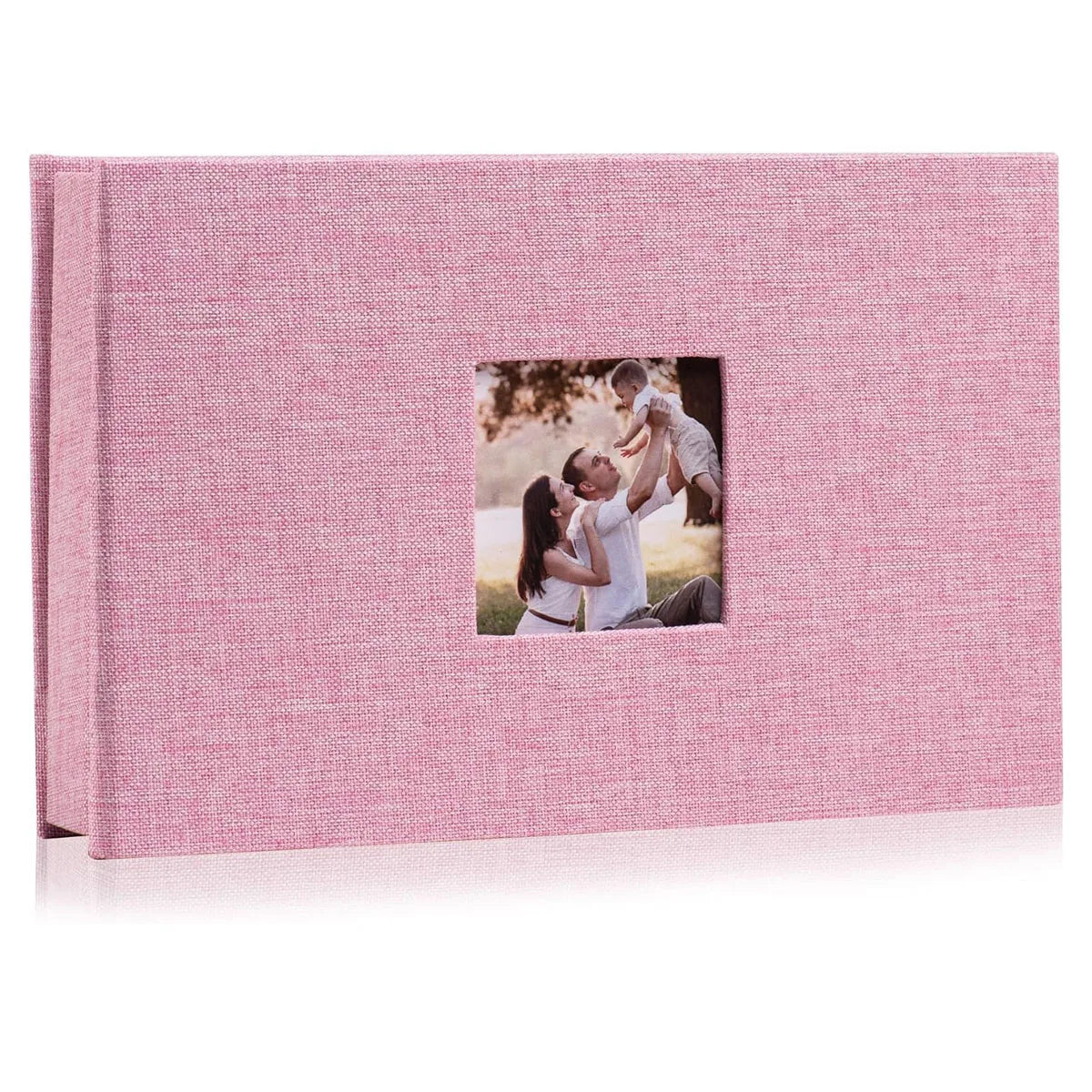 Linen Cover Photo Album — 4x6 Memory Book with 100 Photo Capacity