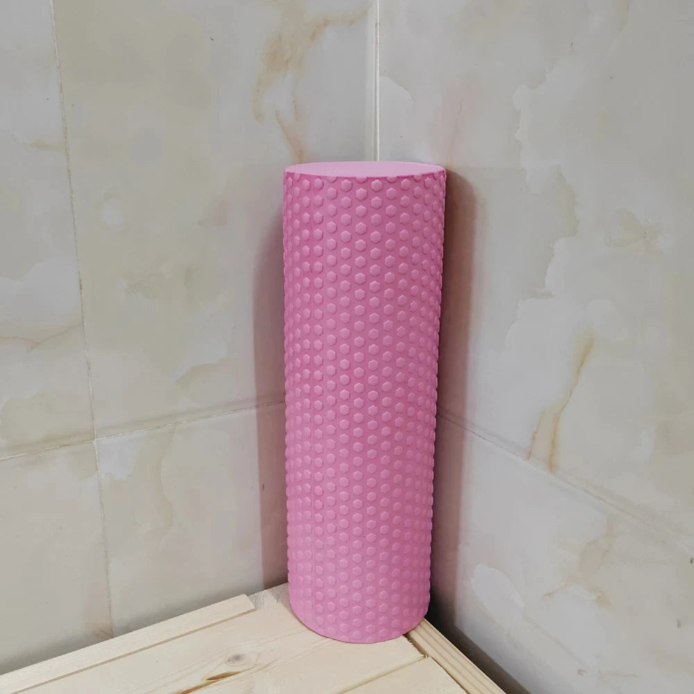 Hexagonal EVA Foam Yoga Roller — Muscle Massage & Recovery Tool