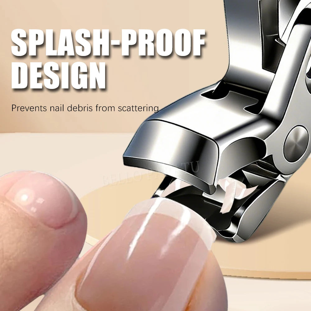 Andvictory Heavy Duty Nail Clipper — Angled Head with Built-In Catcher