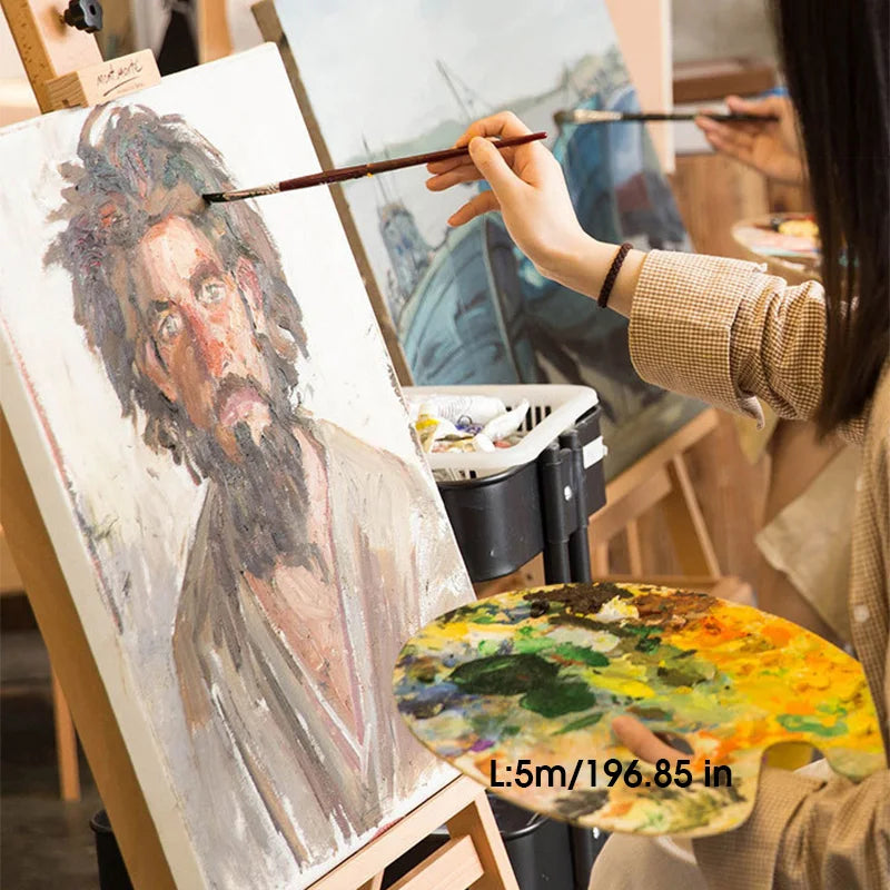 Linen Blend Canvas Roll — Professional Surface for Oil and Acrylic Painting