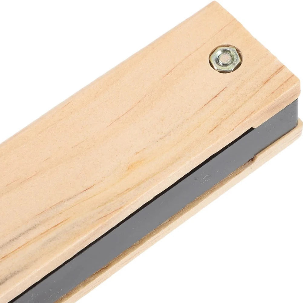 MEROCA Wooden 16-Hole Harmonica — Lightweight Musical Instrument for Beginners