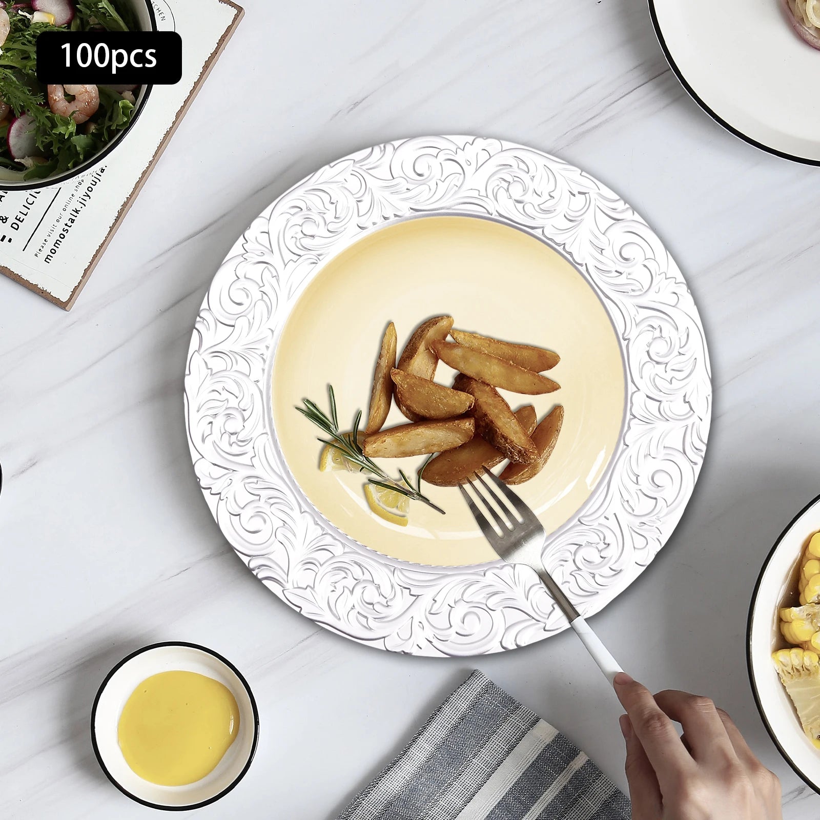 Charger Plates — Round Reusable Serving Plates