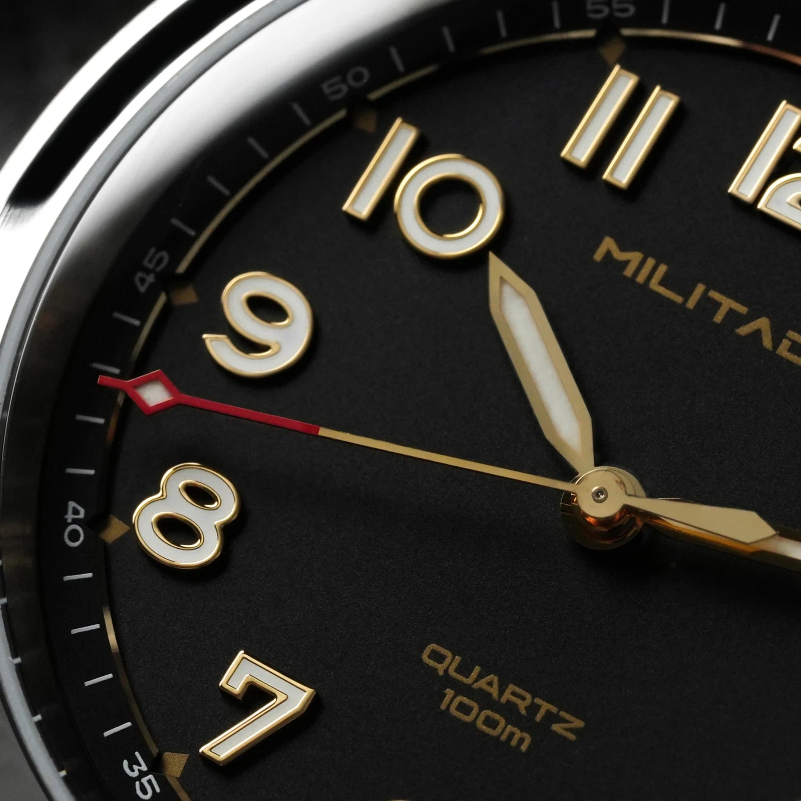 Militado ML08 Military Watch — Vintage Quartz Movement with Sapphire Crystal