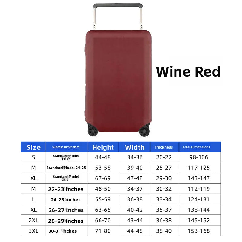 Thickened Luggage Protector Cover — Dustproof Suitcase Guard for Travel