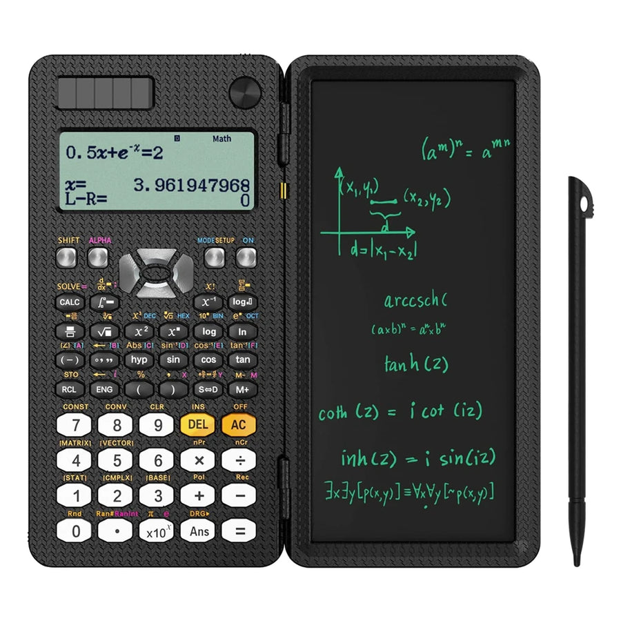NeWYeS Solar Scientific Calculator — Integrated LCD Notepad & Stylus