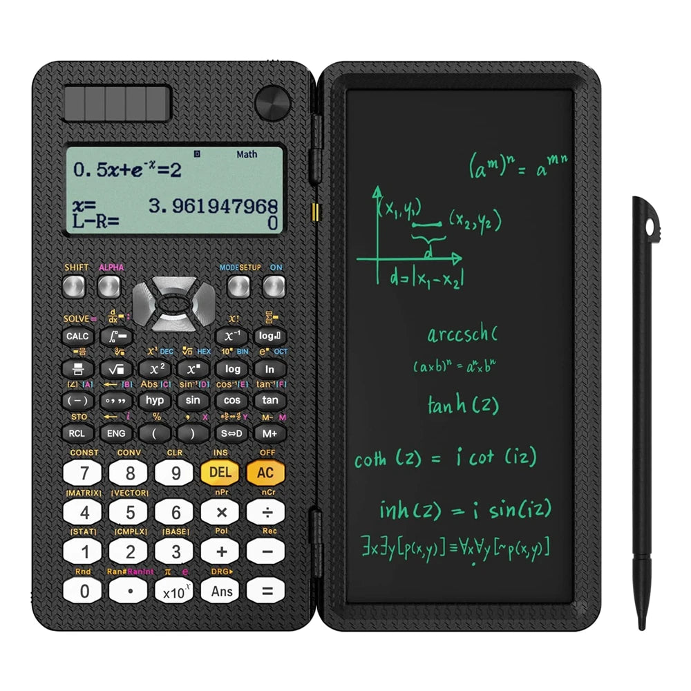 NeWYeS Solar Scientific Calculator — Integrated LCD Notepad & Stylus