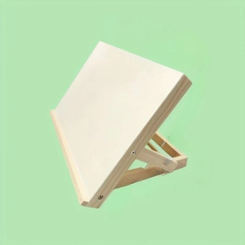 Portable Wooden Tabletop Easel — Adjustable Stand for Painting and Sketching