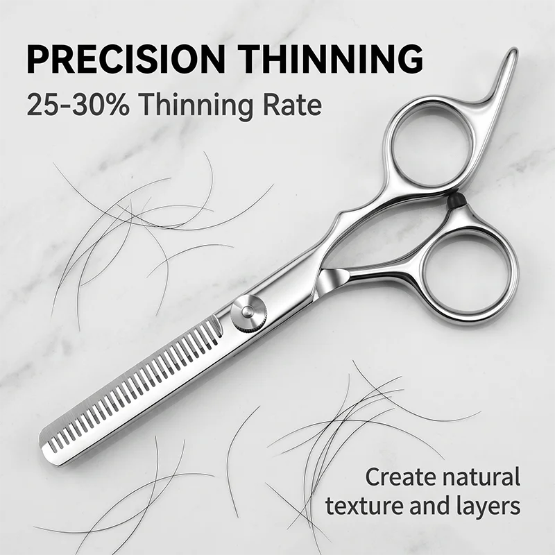 Professional Hairdressing Scissors Set — Precision Cutting and Thinning Tools