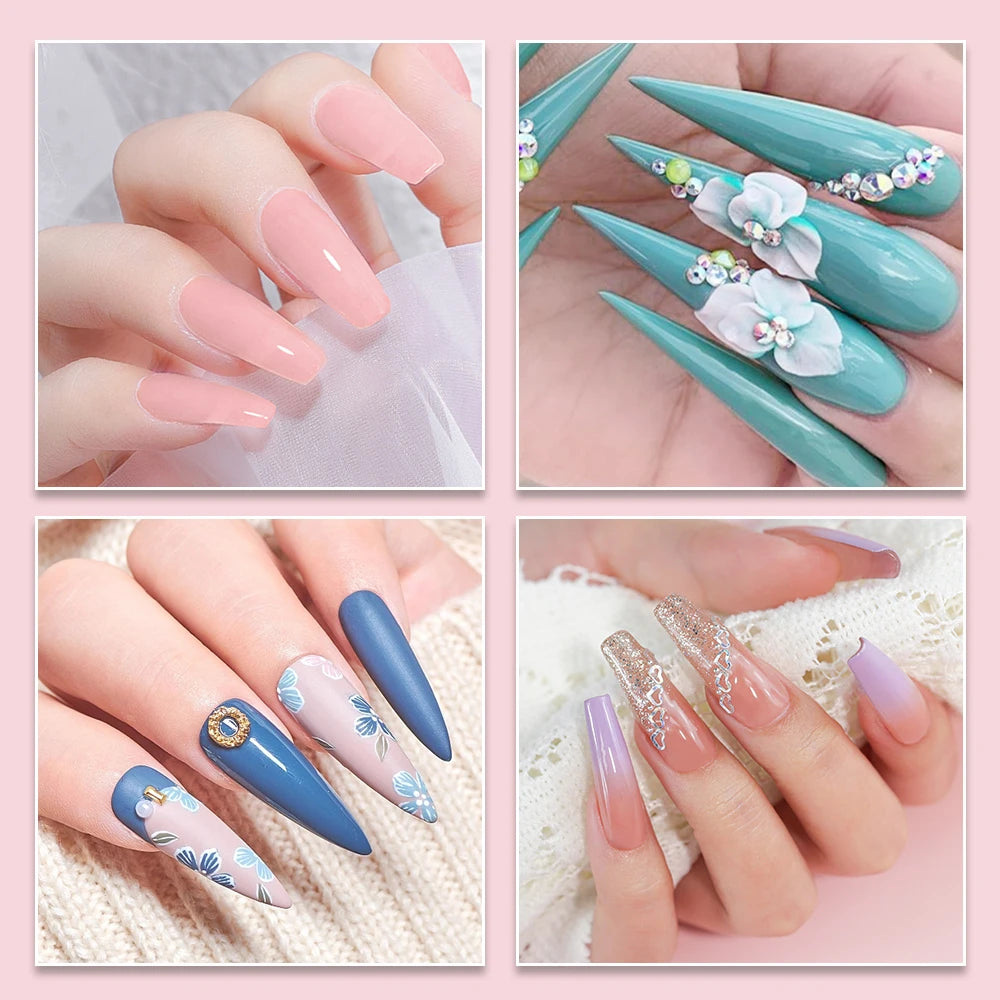 Limegirl Acrylic Nail Starter Kit — Professional Powder & Glitter Set