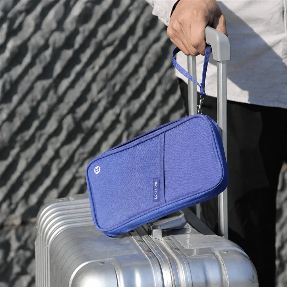 CEXIKA Travel Wallet — Waterproof Passport Organizer & Document Bag