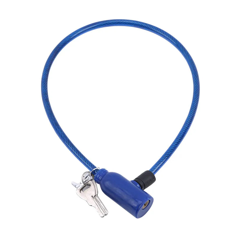 Multifunctional Bicycle Cable Lock — Portable Anti-Theft Security Wire