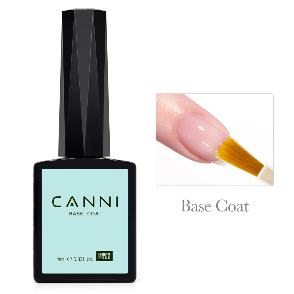 CANNI Hema Free Nail Gel Series — Professional Base, Top Coat & Primer