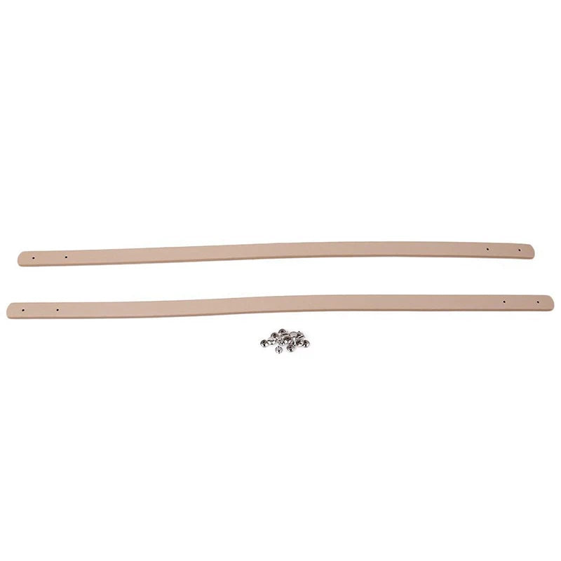 PU Leather Bag Strap Replacement — Set of 2 Handmade Handles for DIY Totes