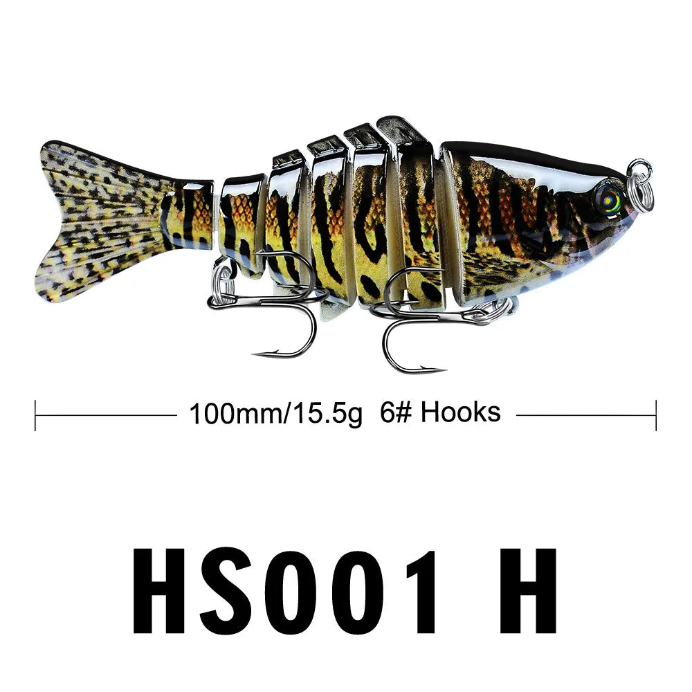 Multi-Section Fishing Lure Set — Versatile Artificial Bait for Various Waters