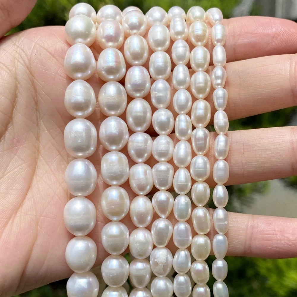 Natural Freshwater Pearl Beads — Irregular Shape Loose Pearls for DIY Jewelry