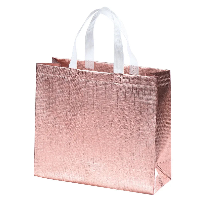 Reusable Glossy Gift Bag — Multi-Purpose Non-Woven Tote for Special Occasions