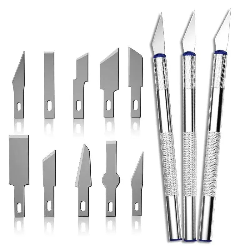 Precision Metal Carving Knife Set — Professional Engraving Tool for DIY Crafts