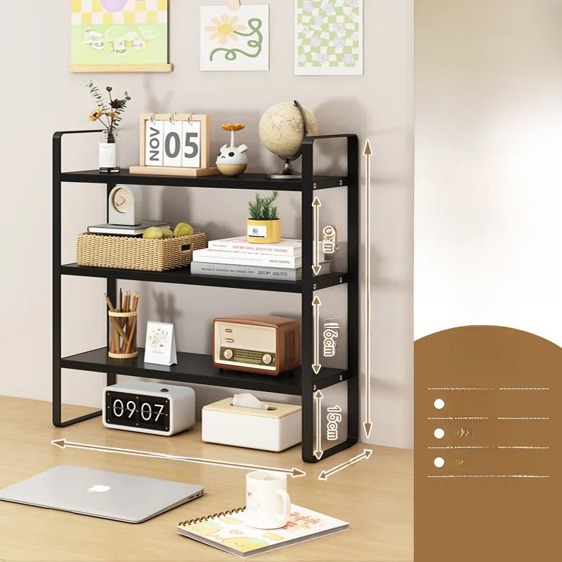 Multi-Layer Desk Organizer Rack — Versatile Desktop Storage Shelf