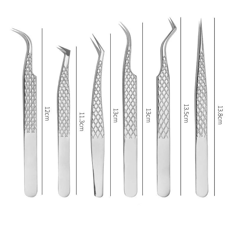 Professional Eyelash Extension Tweezers — Precision Tool for Lash Application