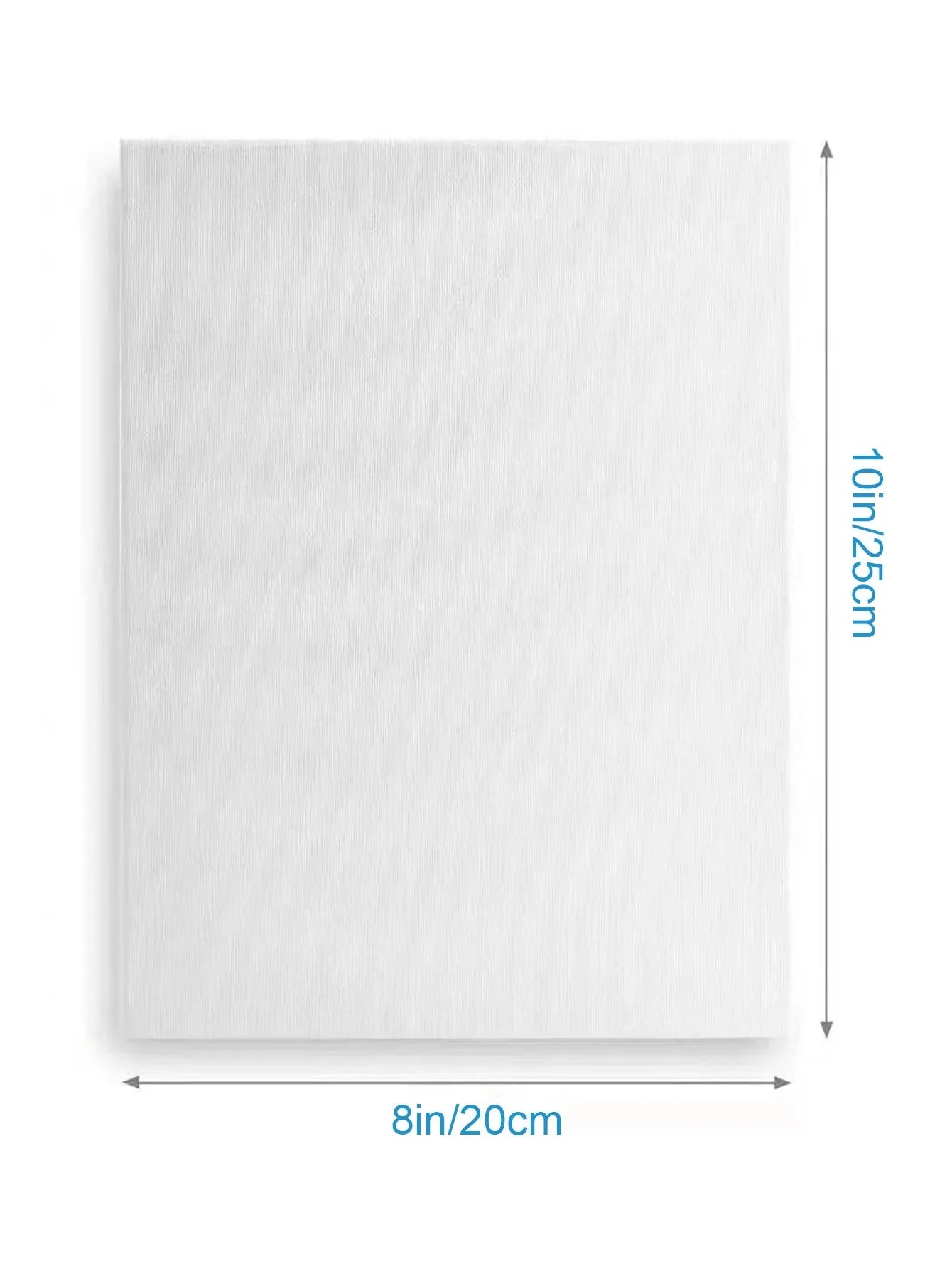 ZHONGBO Stretched Canvas Set — 4-Piece Pre-Primed Cotton Painting Surface