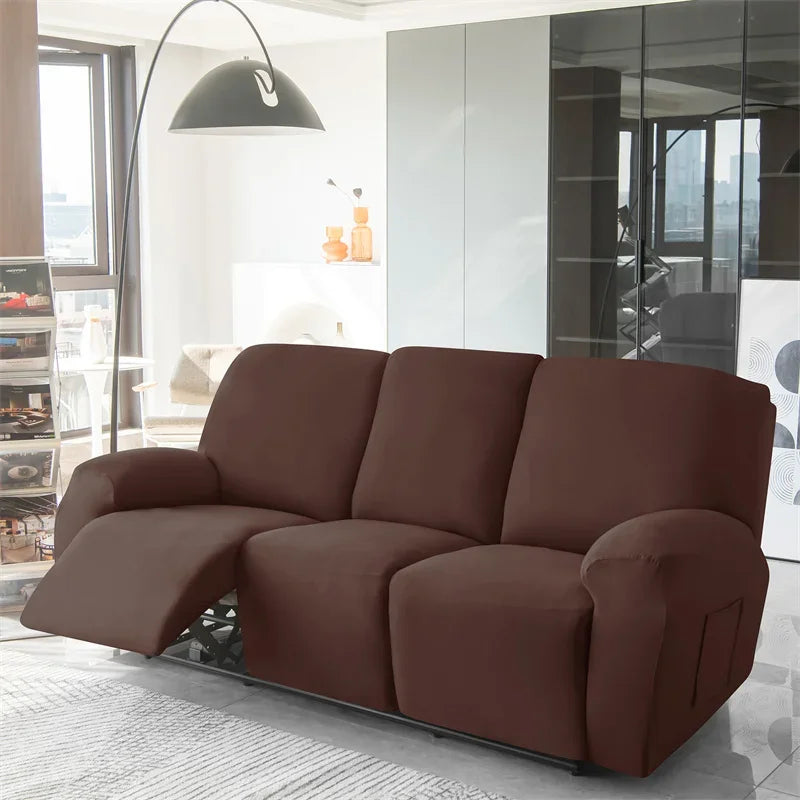 Yupartex Recliner Sofa Cover — Soft Polyester Slipcover for 1, 2, or 3 Seaters