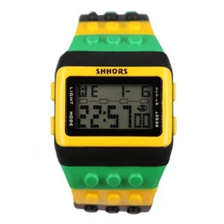 ACRDDK Digital LED Sports Watch — Colorful Block Style Wristwatch