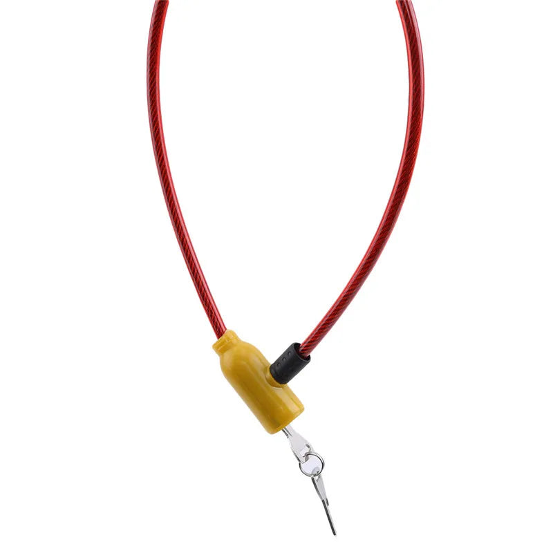 Multifunctional Bicycle Cable Lock — Portable Anti-Theft Security Wire