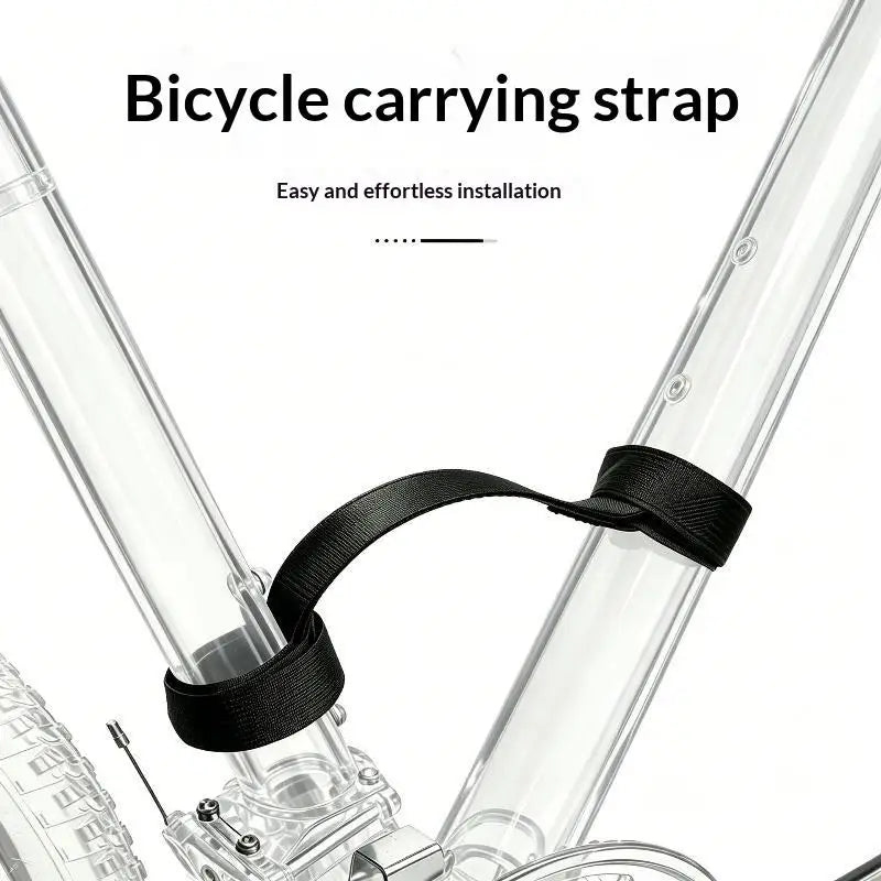 Bicycle Carrying Strap — Ergonomic Hand Straps for Easy Transport