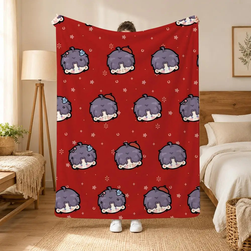 Ultra Soft Flannel Throw Blanket — Cozy Plush Fabric for Home and Travel