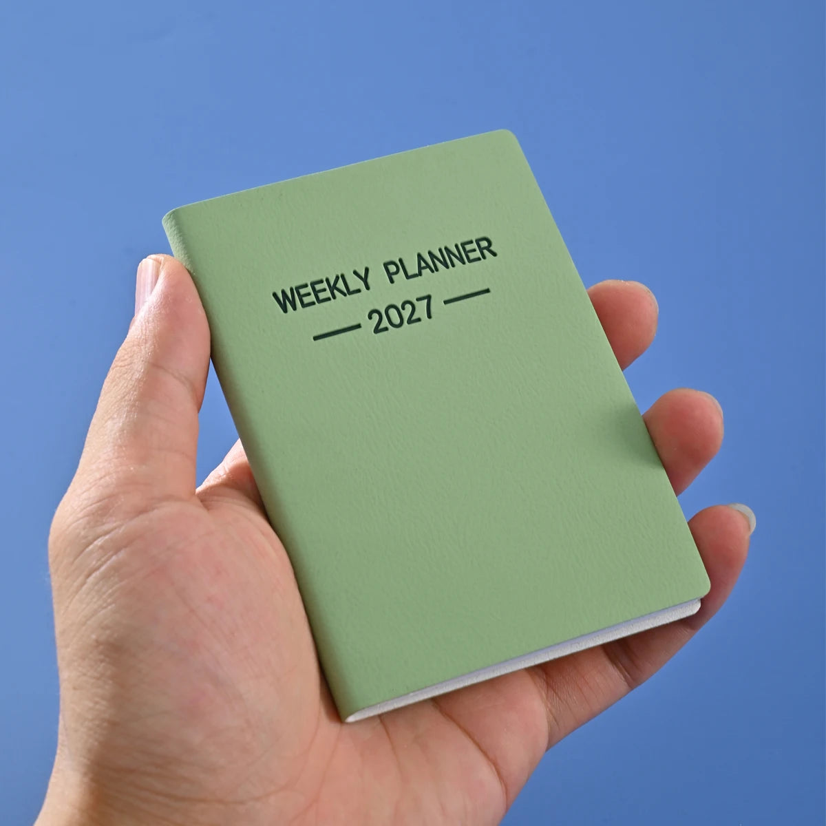 A7 Mini Weekly Planner — Minimalist Pocket Journal with Morandi Cover