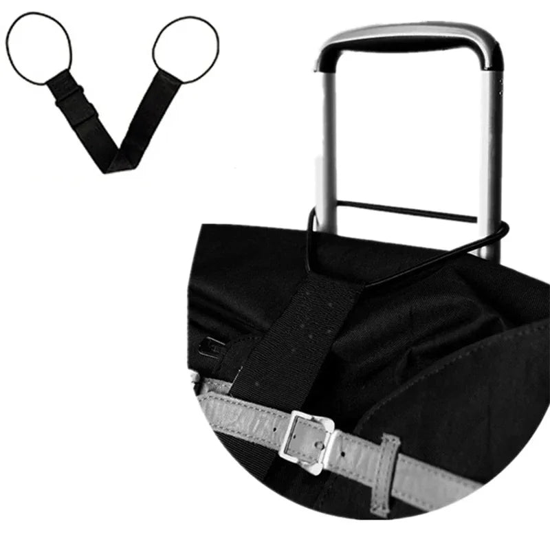 Adjustable Elastic Luggage Strap — Secure Bungee Belt for Travel