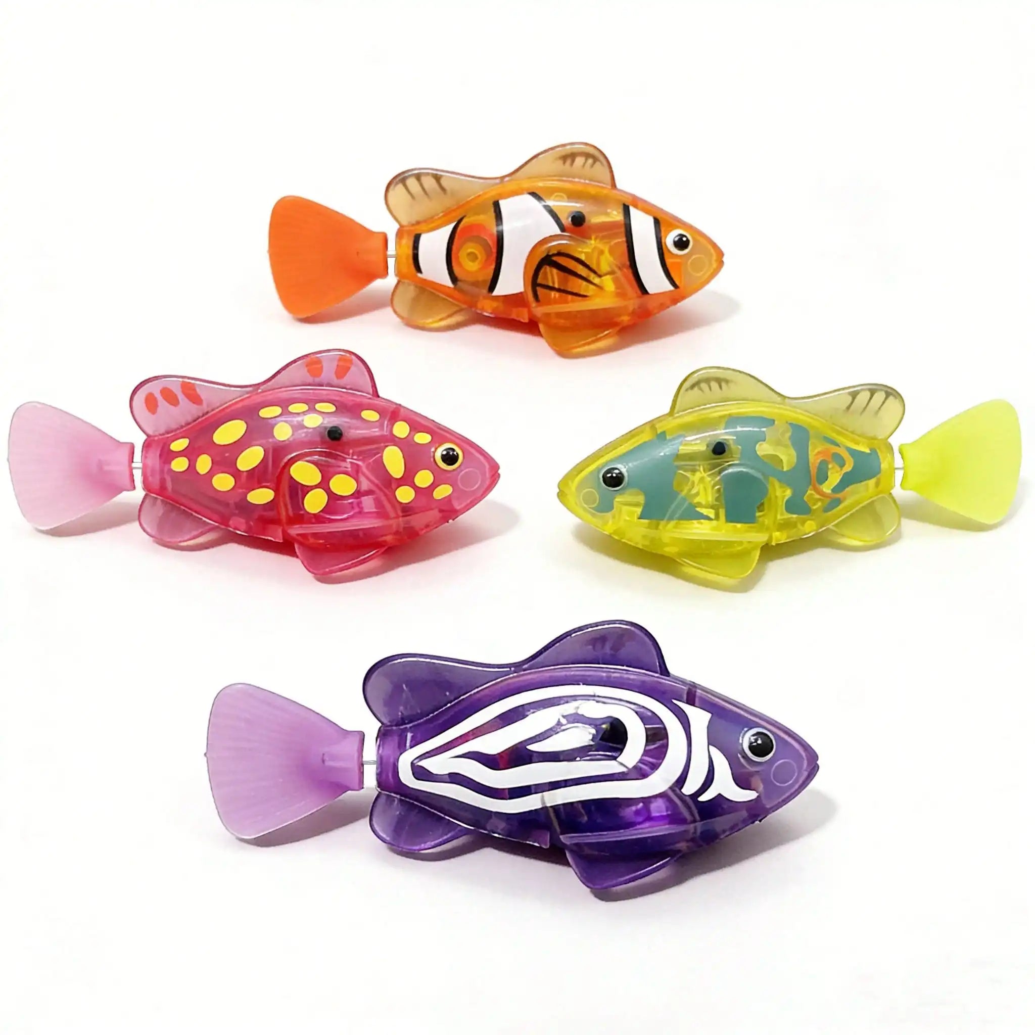 Robotic Swimming Clownfish — Interactive Photosensitive Pet Toy