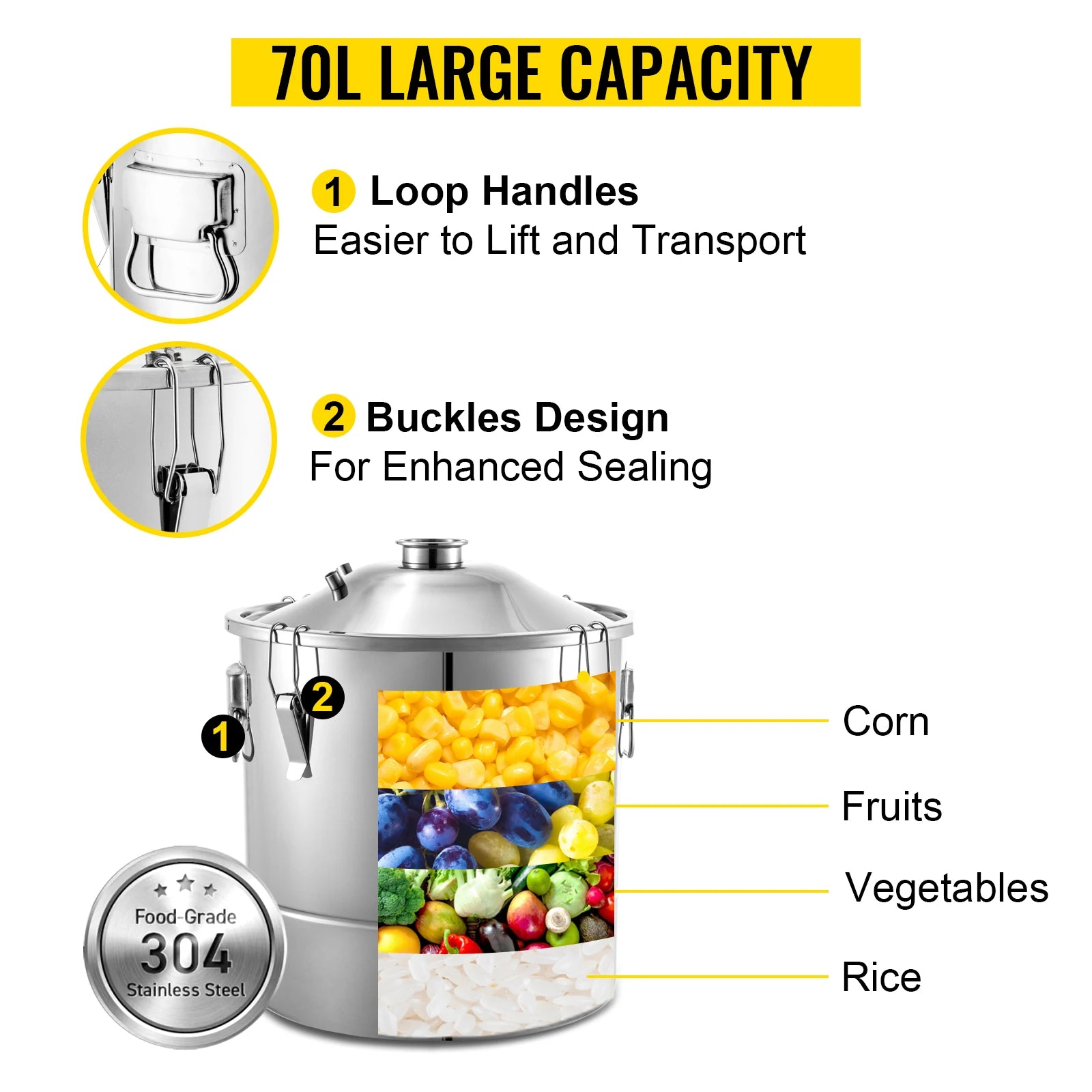 SucceBuy Stainless Steel Alcohol Distiller — Professional Home Brewing Kit