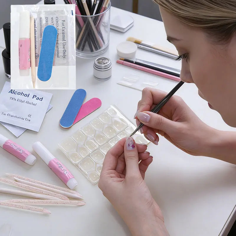 5-Piece Press On Nail Tool Set — Complete DIY Manicure Kit