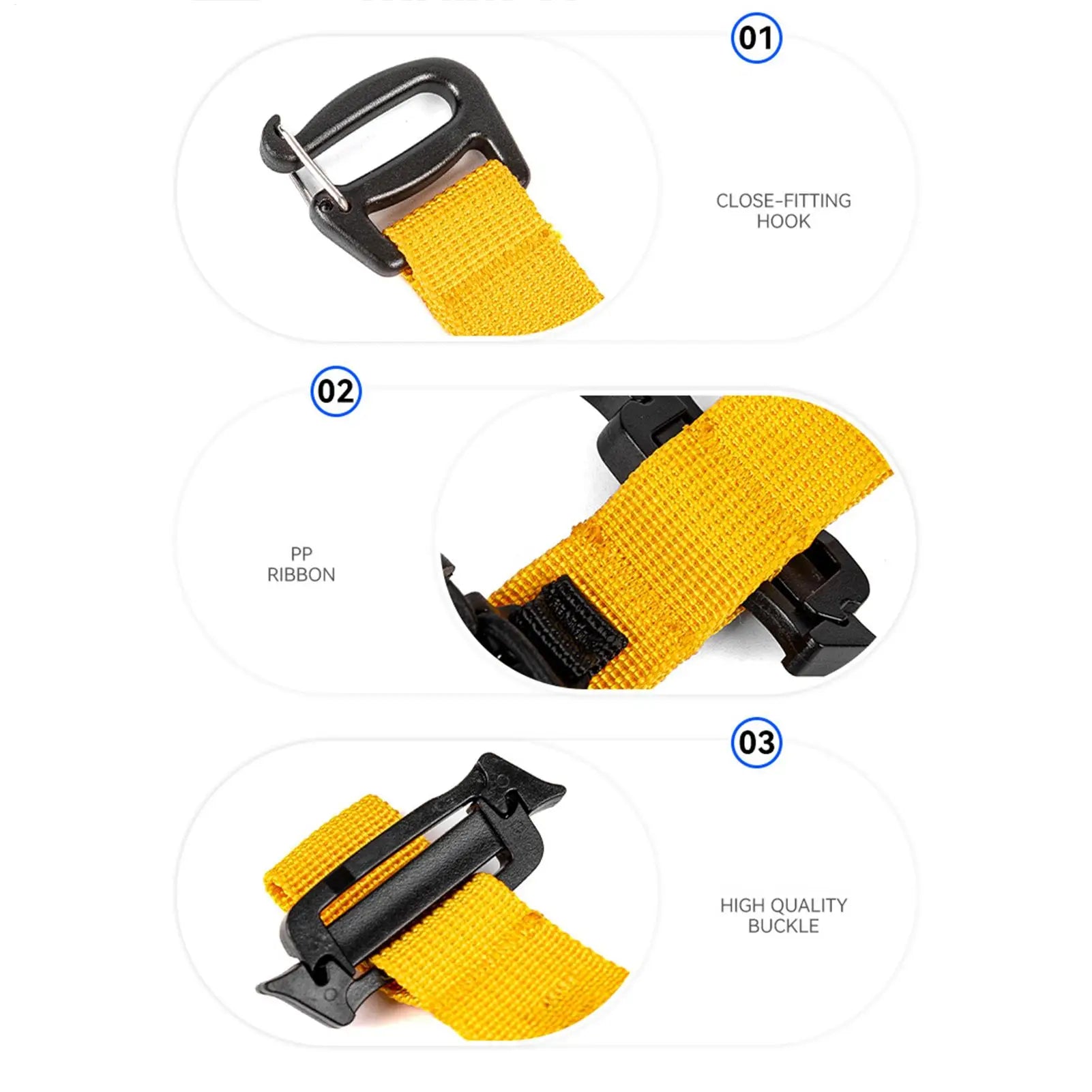 Backpack Walking Stick Holder — Hands-Free Trekking Pole Strap
