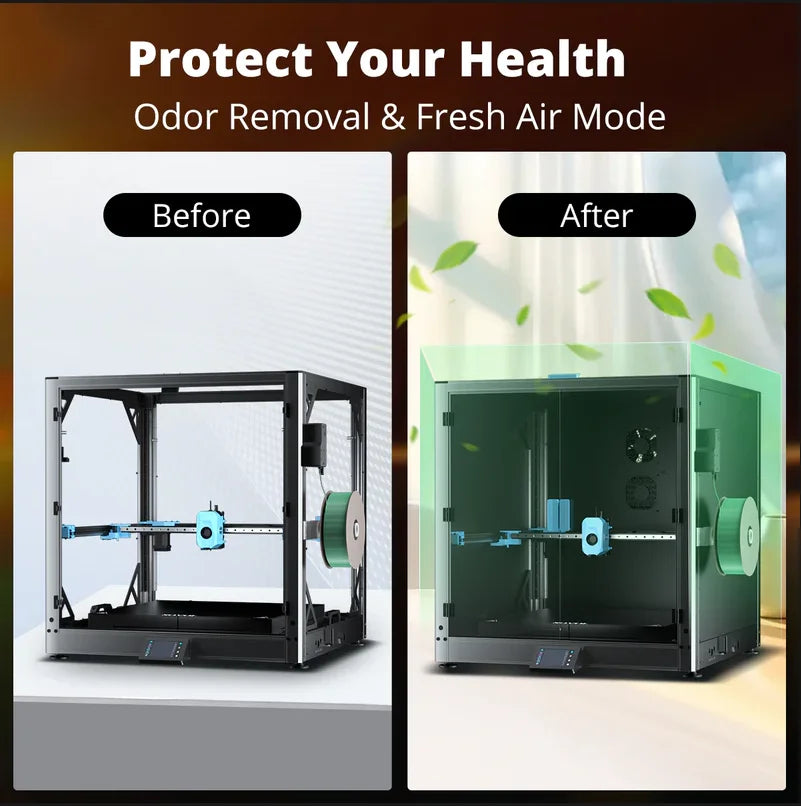 Sovol Metal and Tempered Glass Enclosure — Noise Reduction & Heat Control