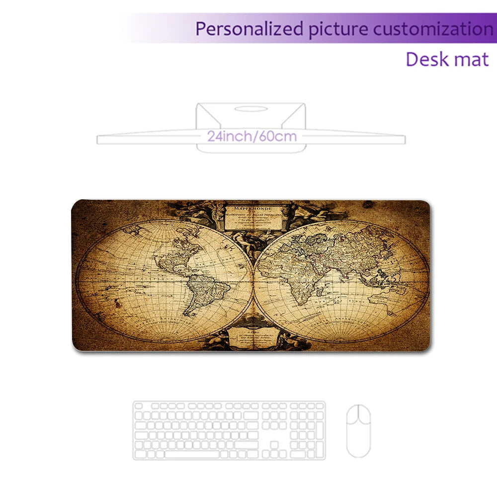 Mairuige Minimalist Desk Mat — Large Smooth Surface Mousepad for Office and Gaming