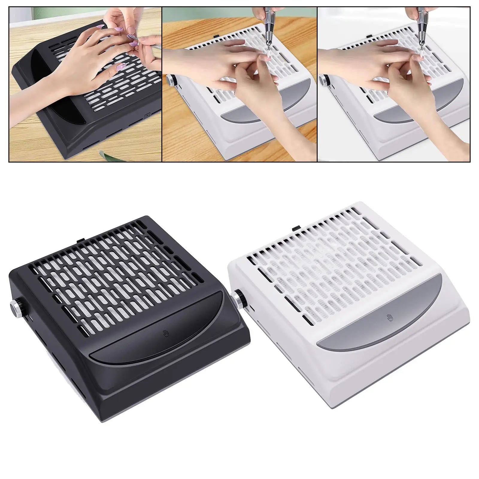 Professional Nail Dust Collector — Powerful 100W Vacuum for Manicure